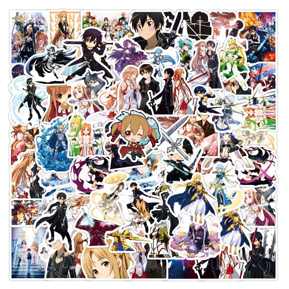 Sticker Sheet Set - 1 Pack Anime Sticker Sword Art