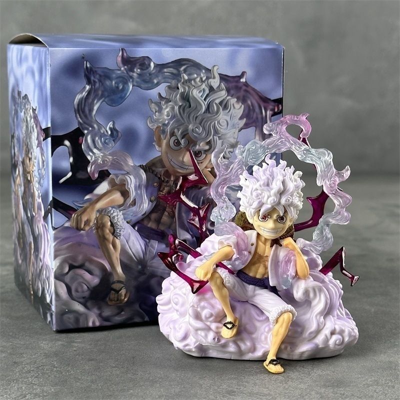 Anime One Piece Merchandise - One Piece Gear 5 Nika Sitting