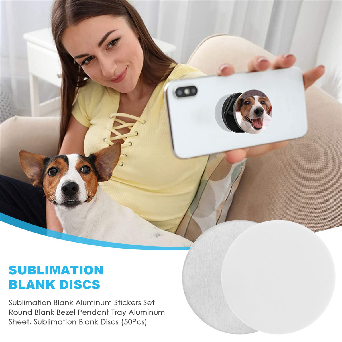 Sticker Sheet Set - ABLG Sublimation Blank Aluminum Stickers Set
