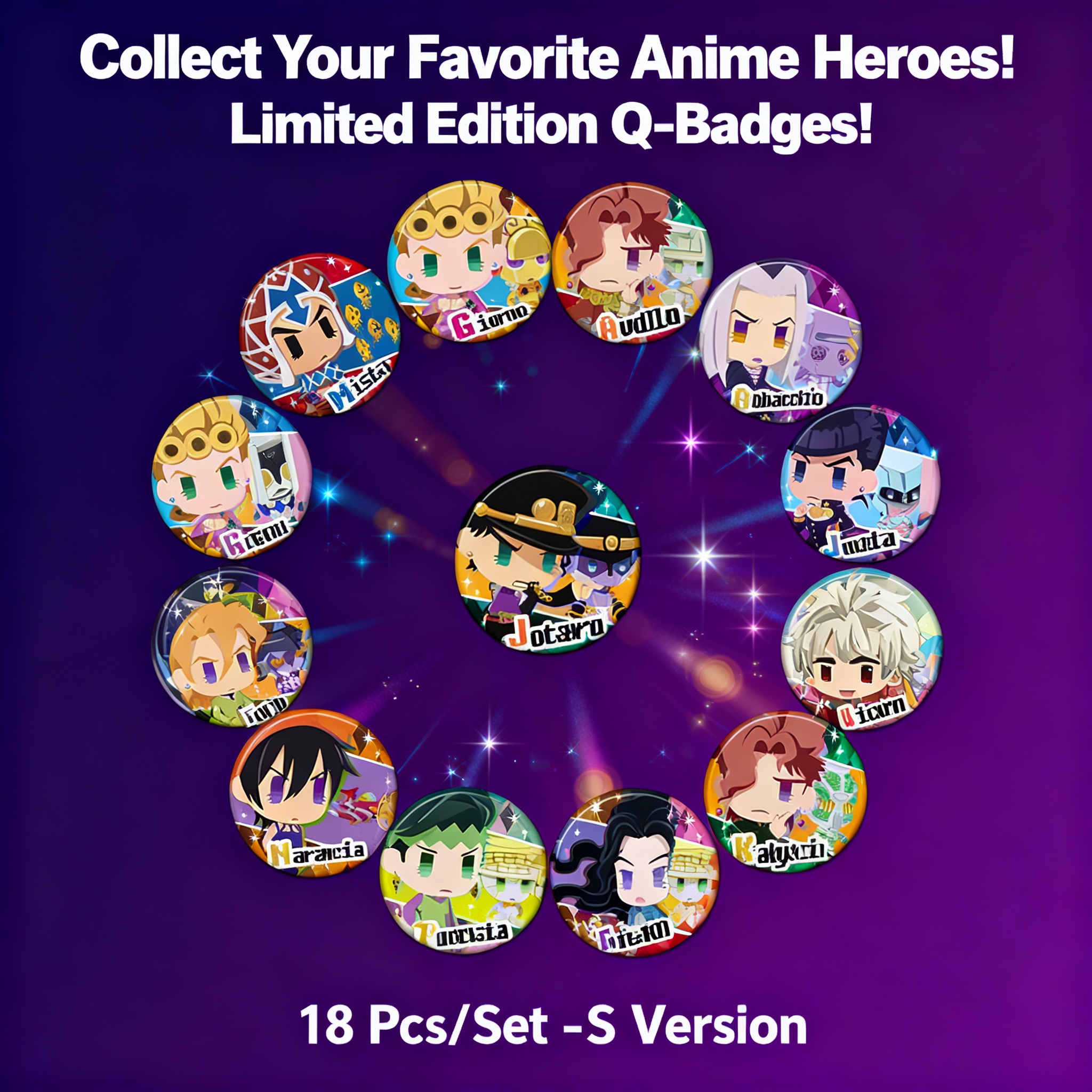 Jojo Anime Merchandise - JoJo Bizarre Adventure Golden Wind Mirror