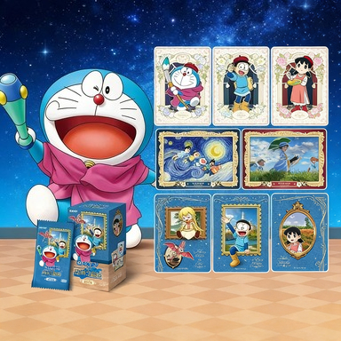 Anime Merchandise Licensing - KAYOU Licensed Doraemon Holographic Card Pack