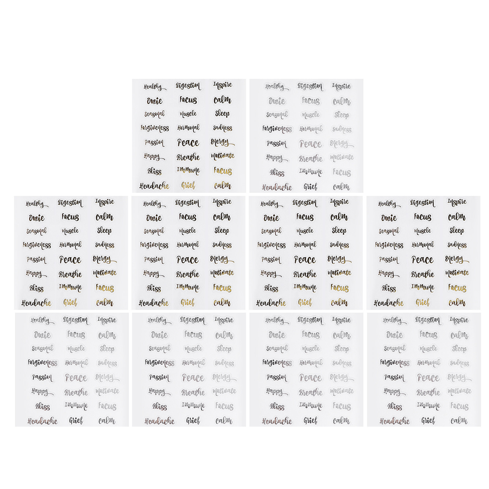 10 Sheets Essential Oil Labels - Sticker Sheet Set 리뷰 및 가격