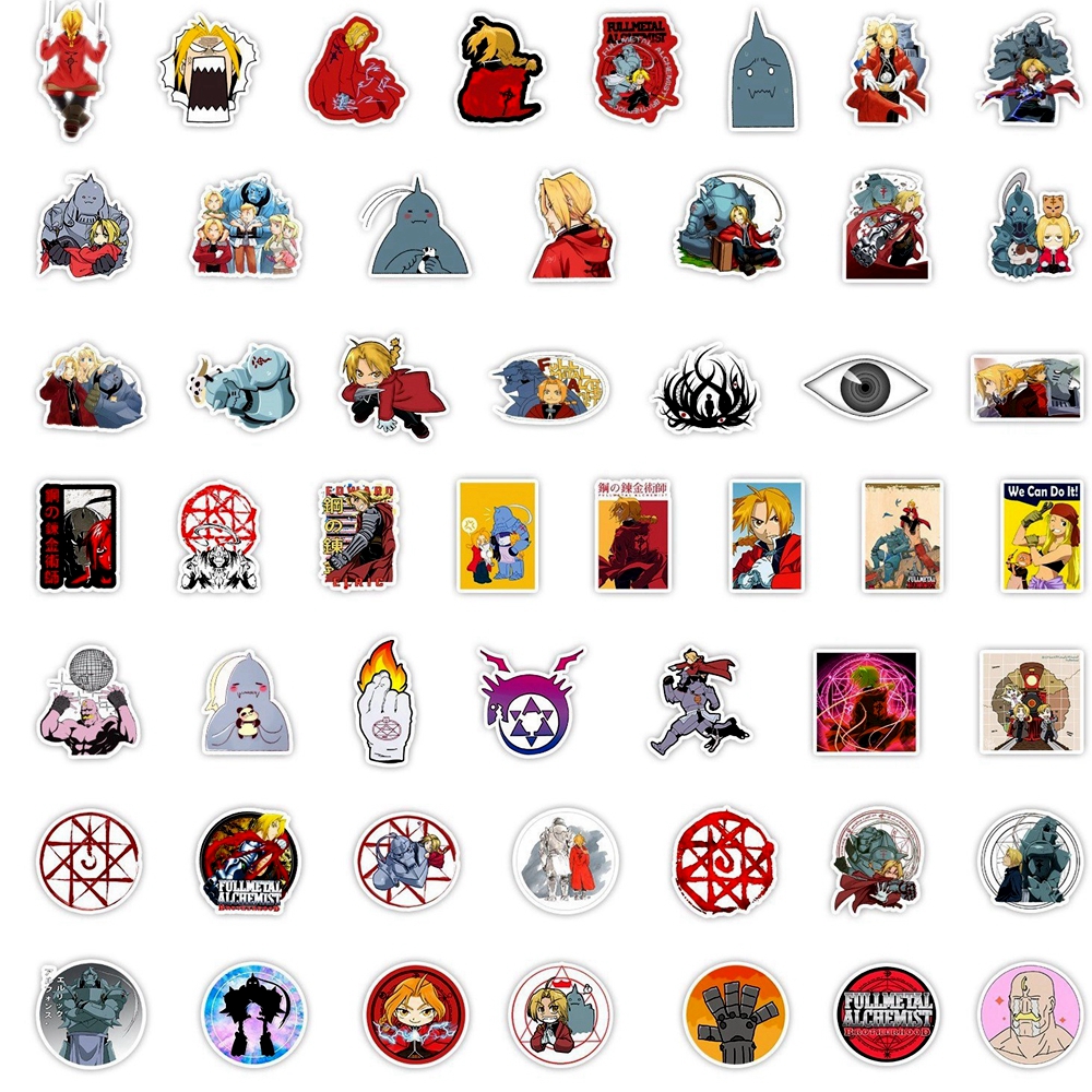 1 Pack Anime Sticker Fullmetal - Sticker Sheet Set 리뷰 및 가격