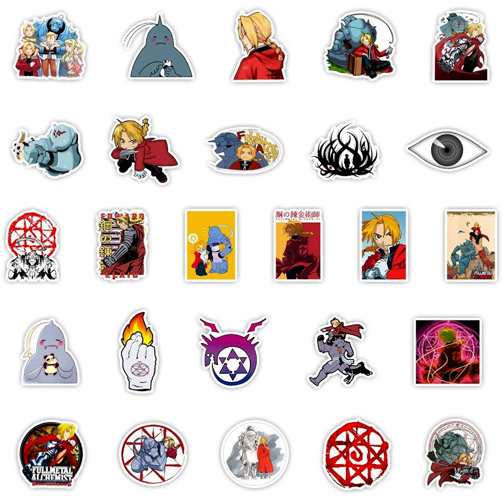 1 Pack Anime Sticker Fullmetal - Sticker Sheet Set 리뷰 및 가격