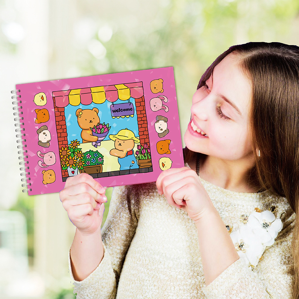Adorable Bear Coloring Book Se - Sticker Sheet Set 리뷰 및 가격