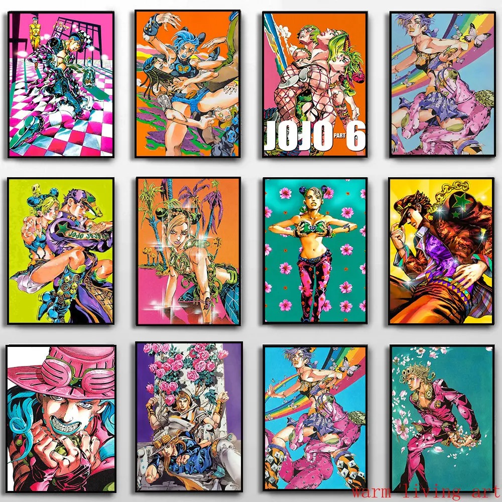 Classic Anime Poster JoJo's Bi - Jojo Anime Merchandise 리뷰 및 가격
