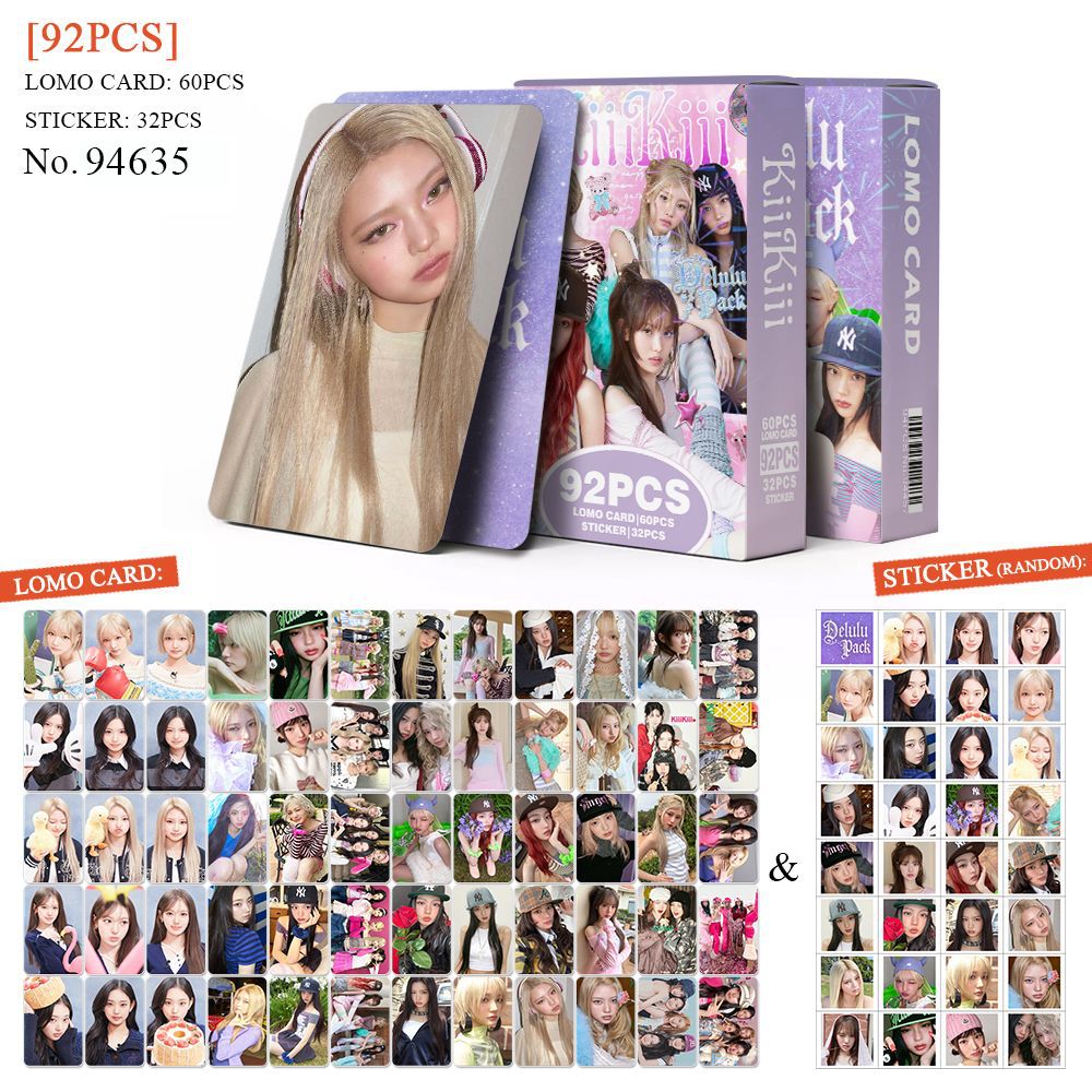 92pcs KiiiKiii Delulu Pack Pho - Sticker Sheet Set 리뷰 및 가격