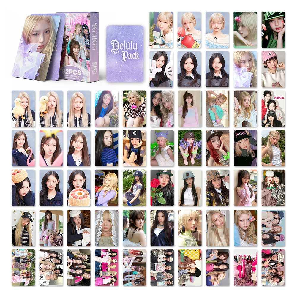 92pcs KiiiKiii Delulu Pack Pho - Sticker Sheet Set 리뷰 및 가격