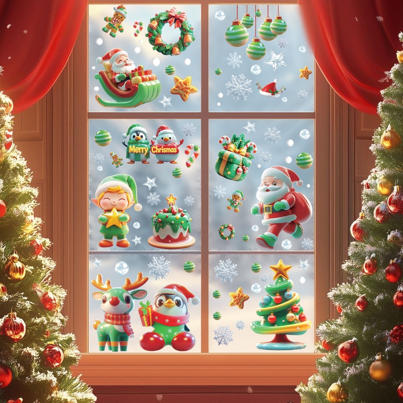 9 Sheets/set of Christmas Tree - Sticker Sheet Set 리뷰 및 가격