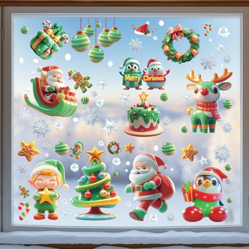 9 Sheets/set of Christmas Tree - Sticker Sheet Set 리뷰 및 가격