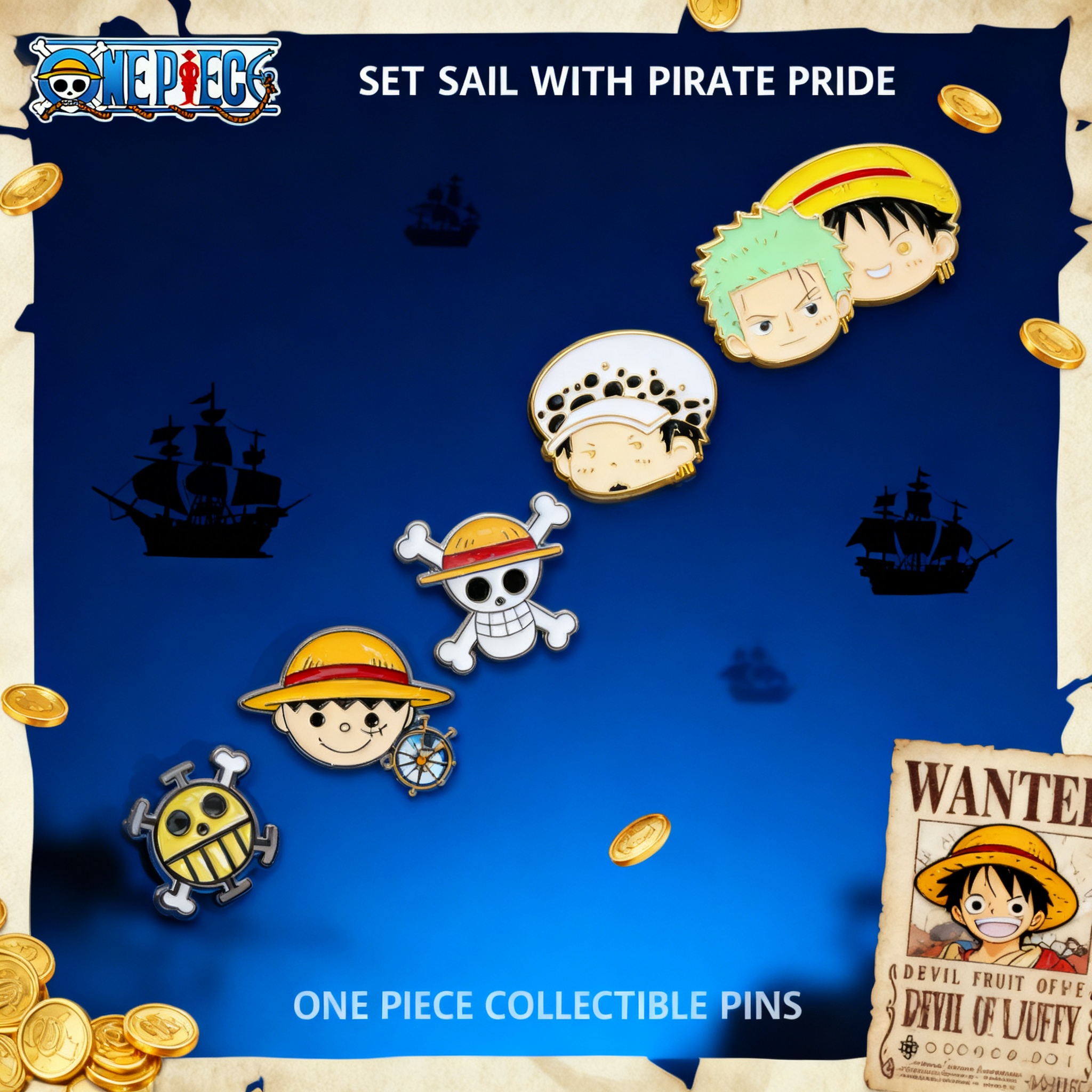 One Piece Anime Luffy Brooch C - Anime One Piece Merchandise 리뷰 및 가격