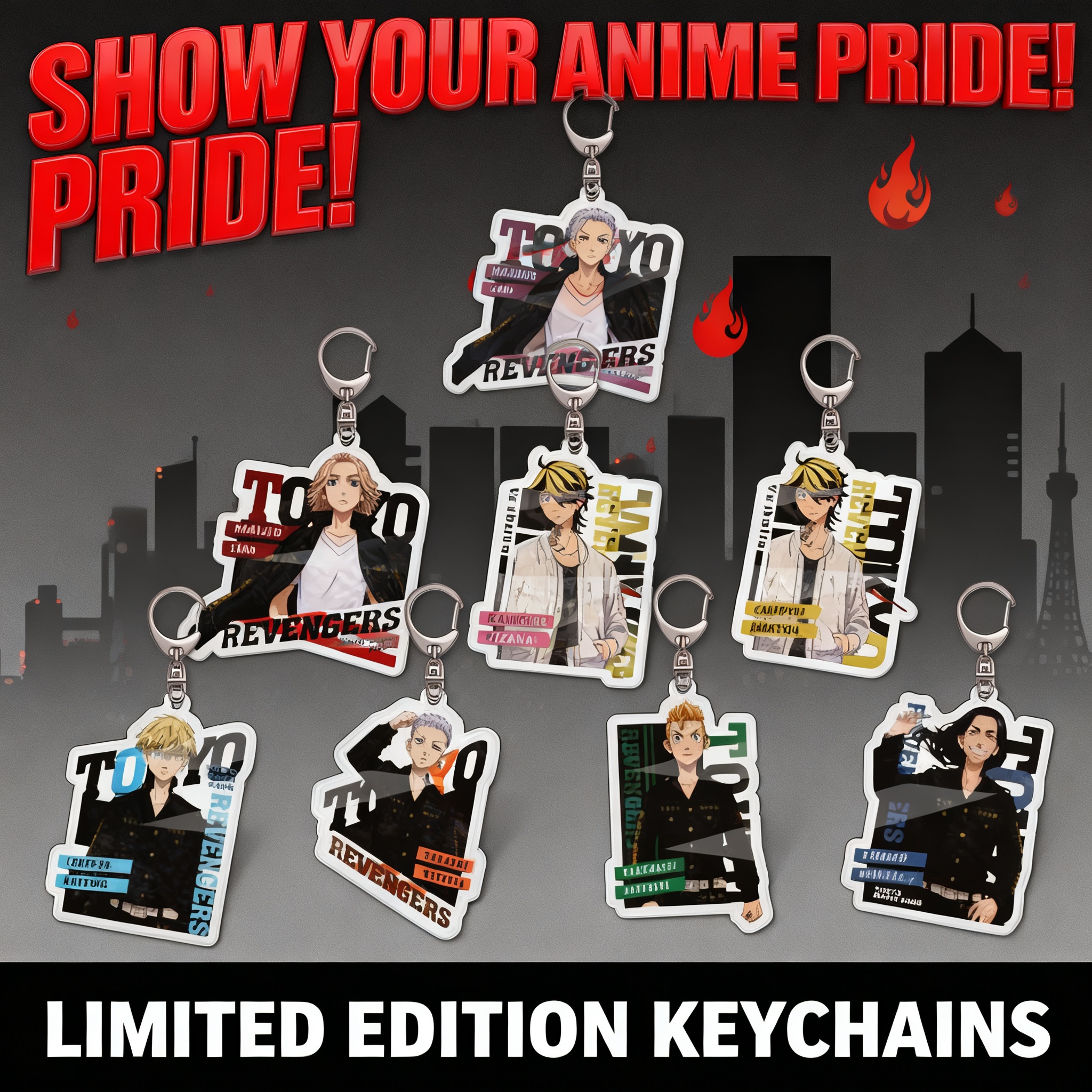 Acrylic Keychain Tokyo Revenge - Anime Merchandise Tokyo 리뷰 및 가격