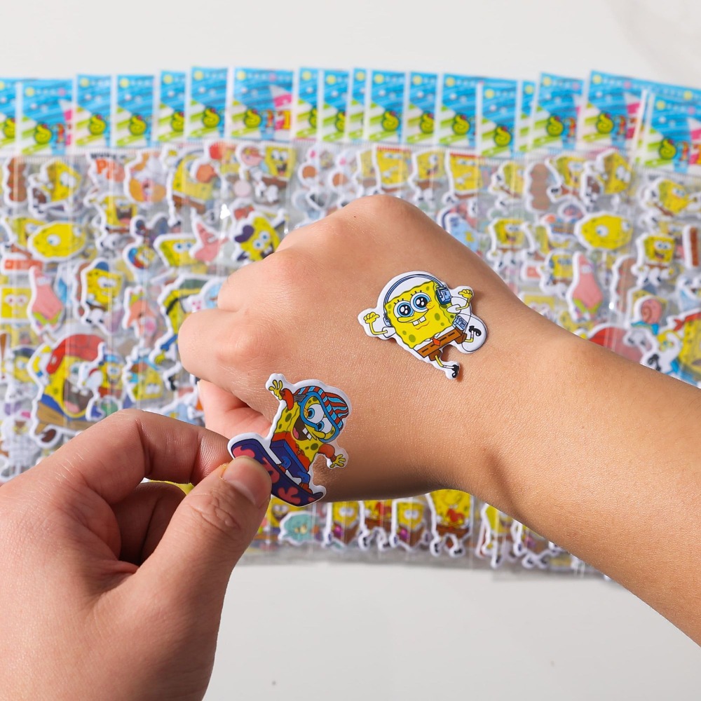 12-Pack SpongeBob 3D Stickers  - Sticker Sheet Set 리뷰 및 가격