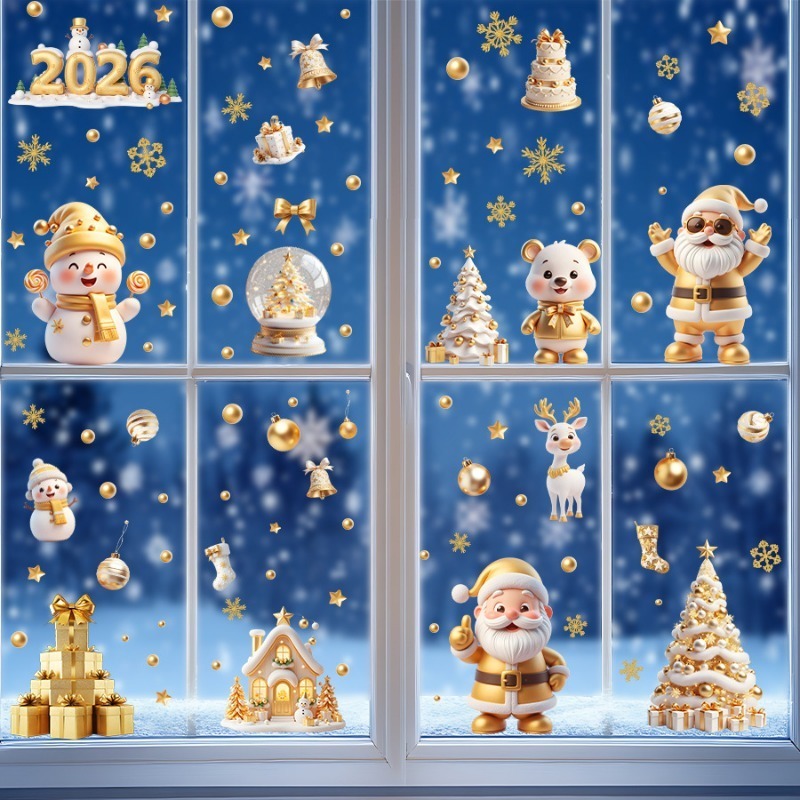 6 Sheets Set with Christmas Ba - Sticker Sheet Set 리뷰 및 가격