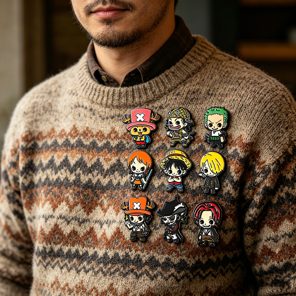 9pcs One Piece Anime Enamel Pi - Anime One Piece Merchandise 리뷰 및 가격